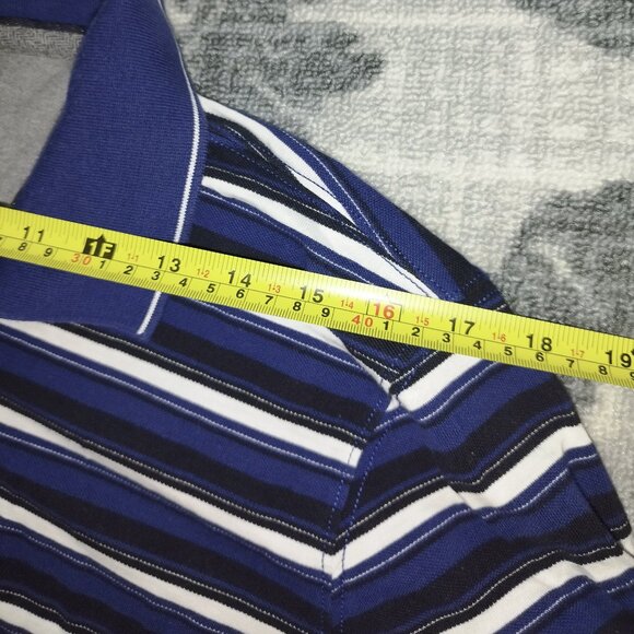 Hugo Boss Men's Striped Polo Shirt Size S Regular Fit Blue/White - Picture 5 of 8